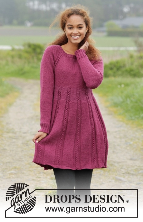 tricoter-robe-en-laine-30-1 Stickning ull klänning