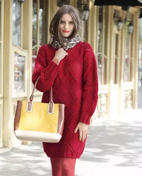 tricoter-robe-en-laine-30_6-17 Stickning ull klänning