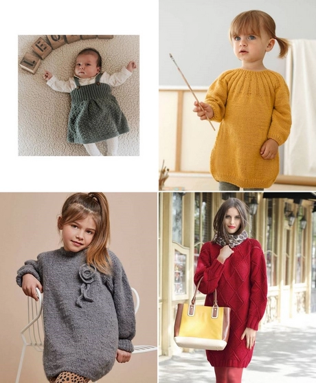 tricoter-robe-en-laine-001 Stickning ull klänning