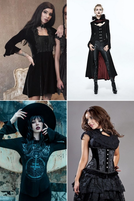 Billiga kvinnors gotiska kläder