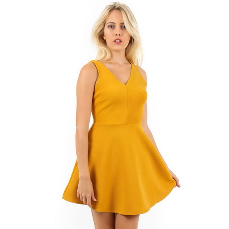 robe-courte-jaune-59_7 Gul kort klänning
