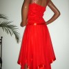 Röd tango klänning