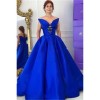 Kungliga blå prinsessa klänning