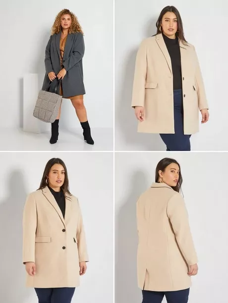 Kvinnors plus size coat