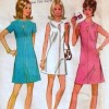 Klänning stil år 70